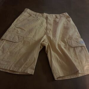 Men's pale yellow Cargo Shorts